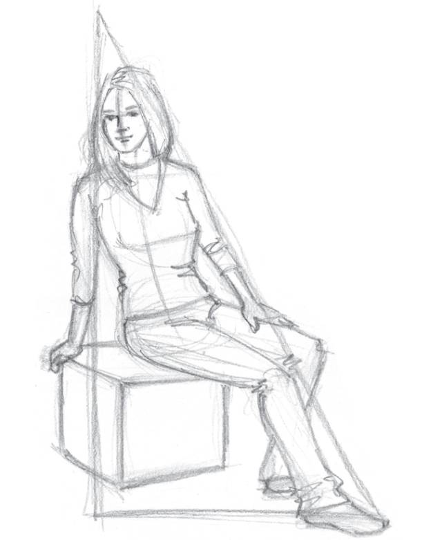 脸部线稿基础画法,线稿结构图怎么画