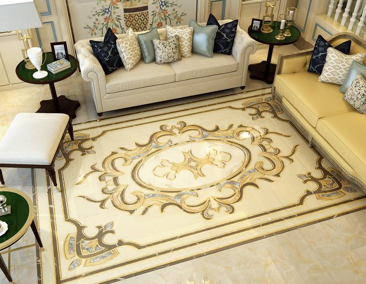 大理石水刀拼花现代,大理石水刀拼花现代风格效果