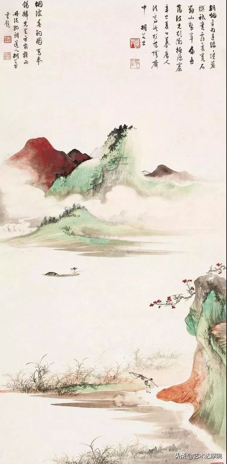 张大千徒弟画真迹,张大千临摹字画被博物馆收藏