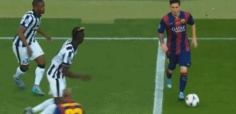 梅西晃倒拜仁过人,梅西过人晃倒门将