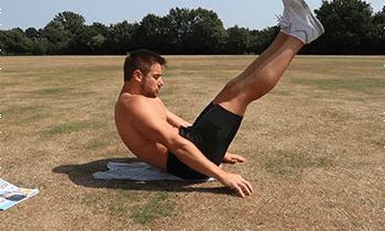 腹肌训练一个动作一分钟练出腹肌,练腹肌教程8分钟练出六块腹肌