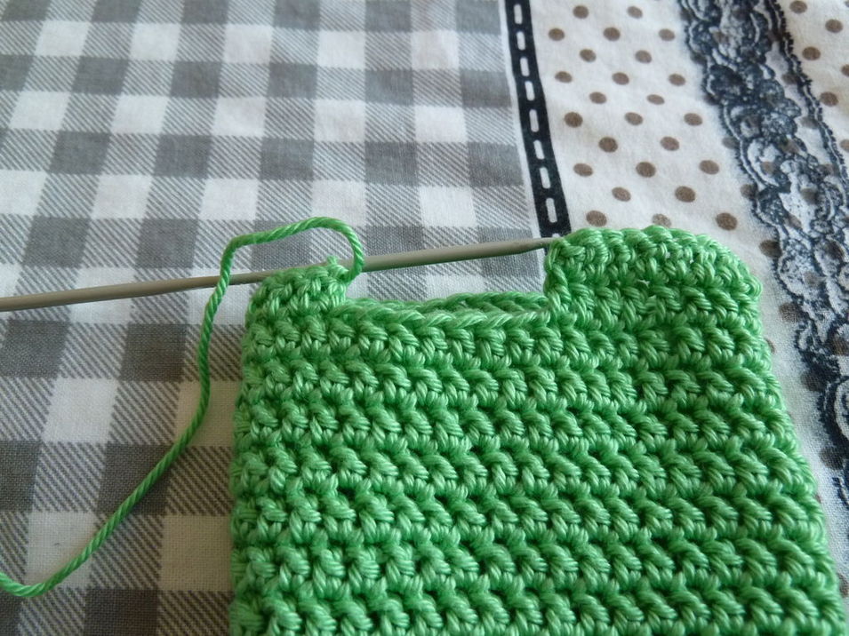 钩织护指套教程,半指分指手套钩织教程