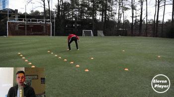 足球整体快速反击战术训练,足球训练变向训练教案