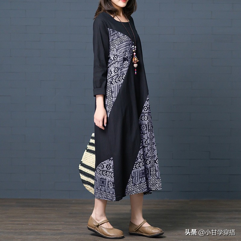 连衣裙显胖怎样改显瘦,胖女遮肚显瘦连衣裙