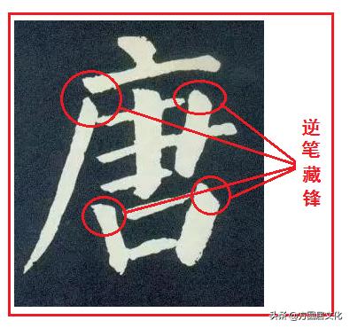 书法逆锋笔法是什么,实笔画和虚笔画