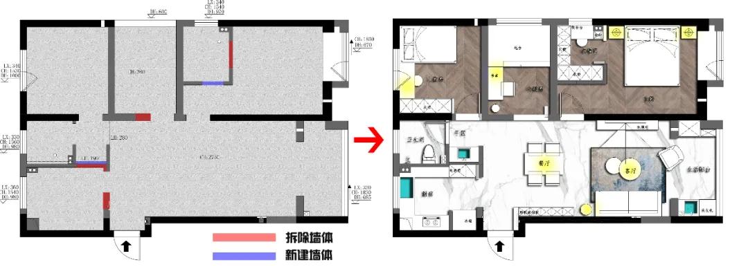 不同装修全包风格费用,不同平方的房型装修价格
