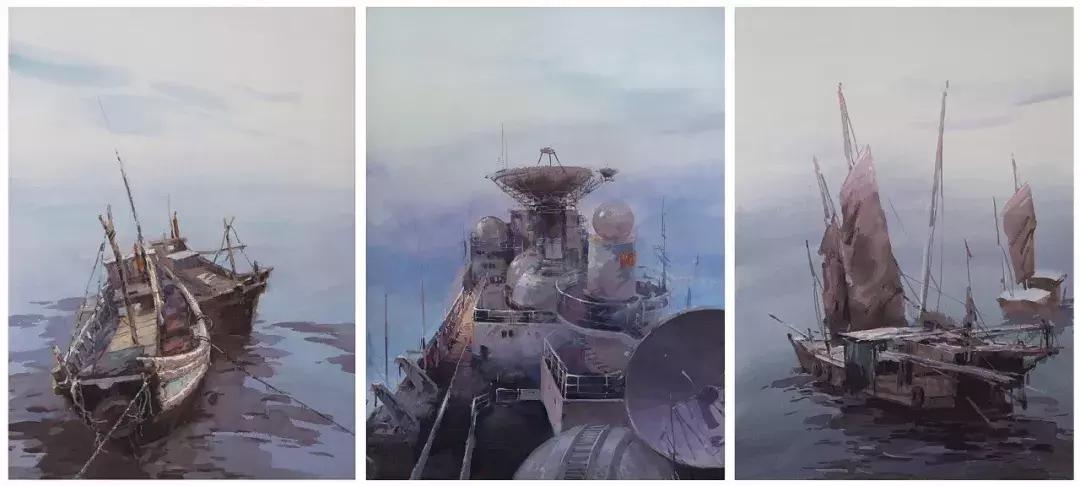 夏晓云水彩画图片,艺展中国油画作品欣赏