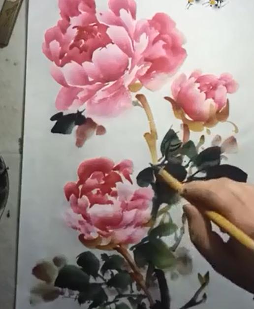干货！简单的写意牡丹画法步骤，看完的人都会画了，您学会了么？