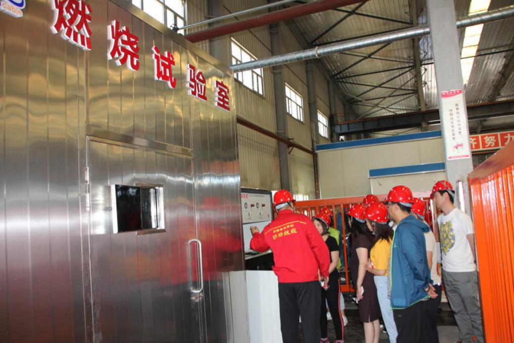 欢迎*疆新**自治区市场监督管理局领导莅临胡杨线缆公司交流学习