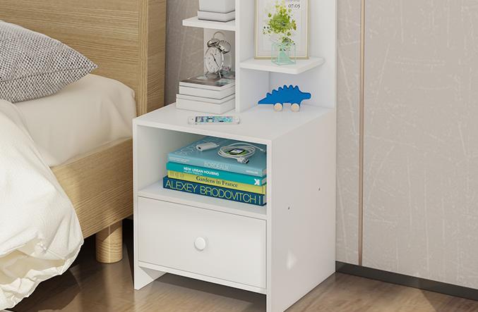 床头柜两个摆放在一边可以吗,卧室放一个衣柜好吗