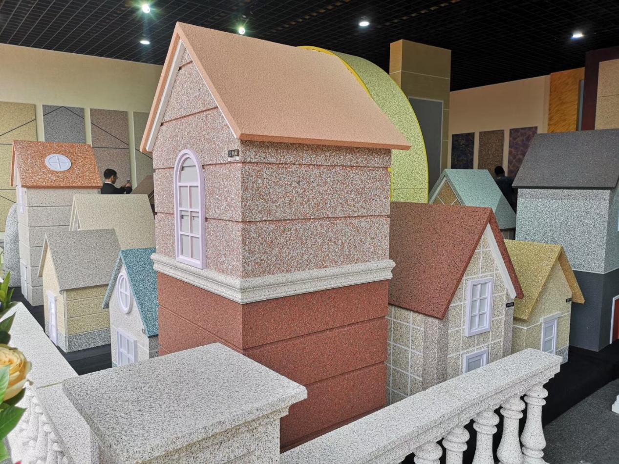 润立仿石漆是几线产品,沙盘式仿石漆图片