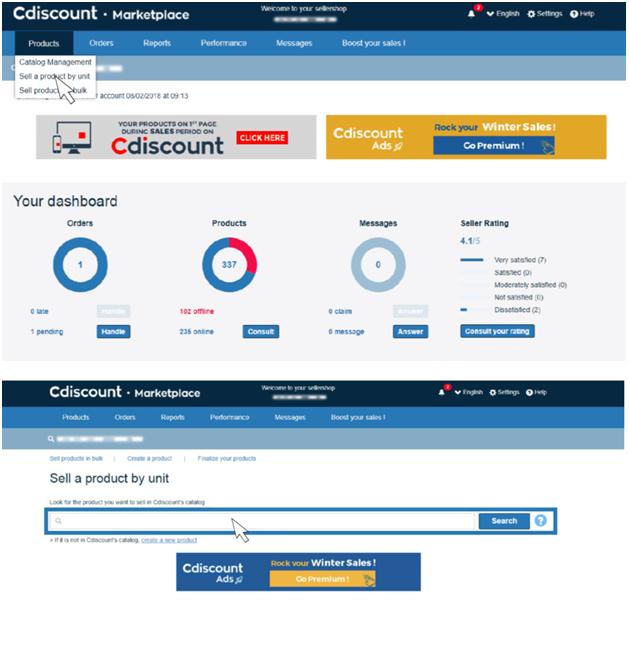 法国Cdiscount开店步骤详解：上架listing、管理订单、物流、退货