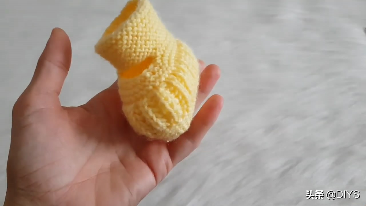 宝宝袜套编织教程,编织宝宝袜套