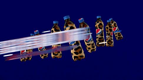 太骚了！百事出了一款豹纹可乐！！