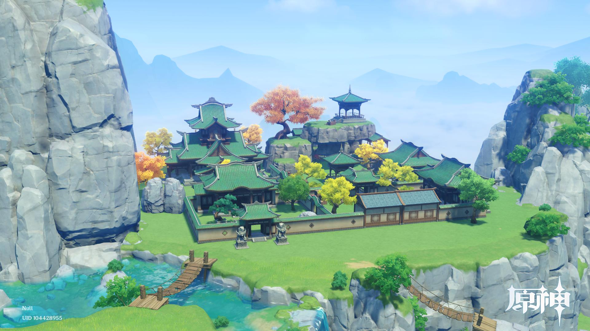 原神：翠黛峰璃月生态规划之园林主宅区——中式园林，一镜到底