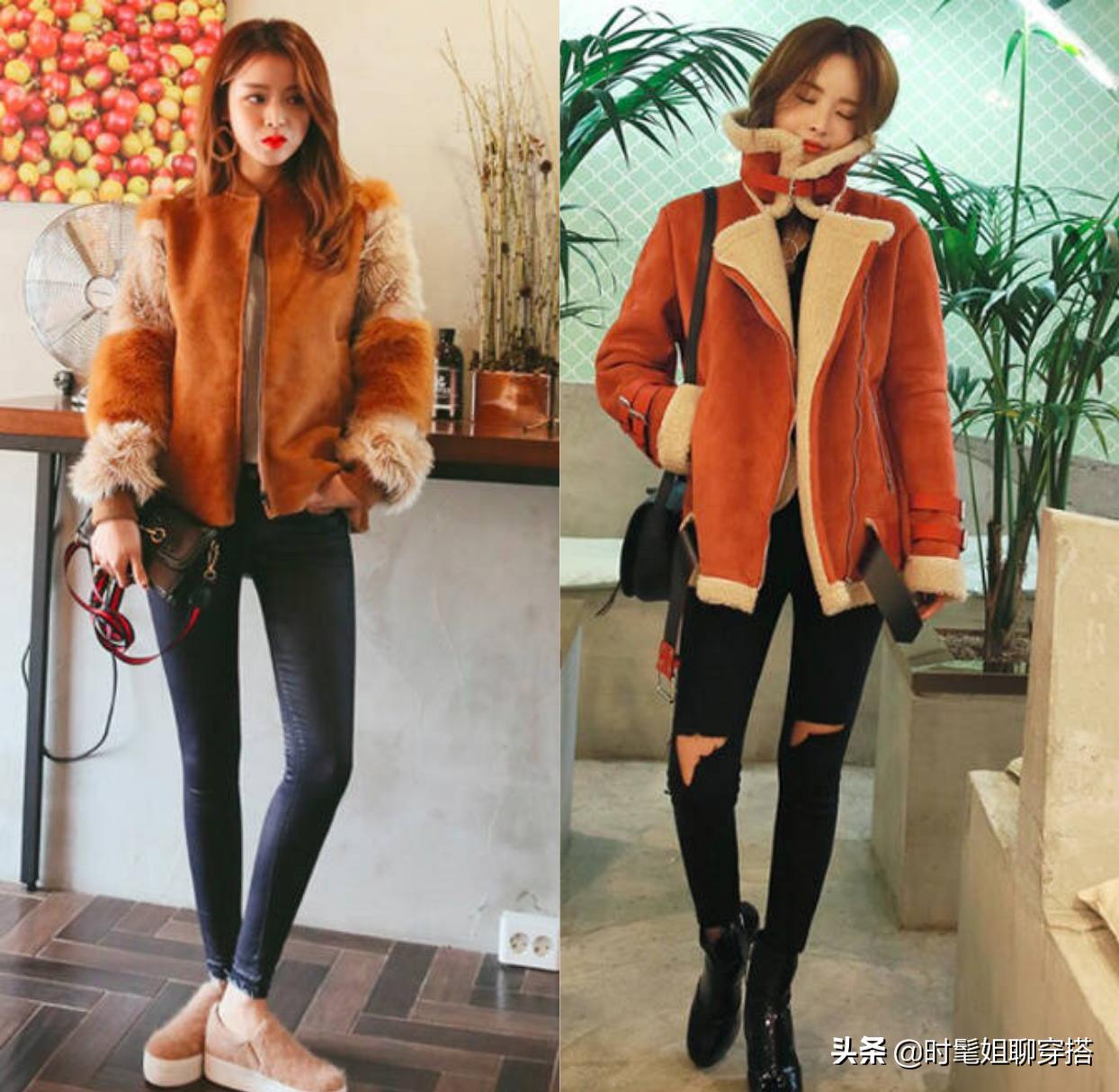 韩国女生穿大衣,韩国女生真的好会穿搭