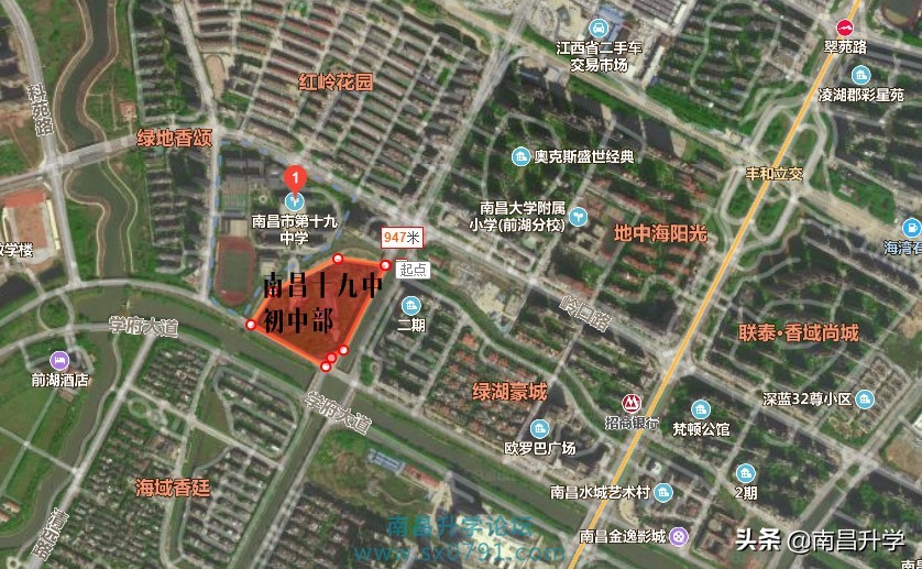 南昌红角洲学区入读资格,南昌十九中初中招生区域