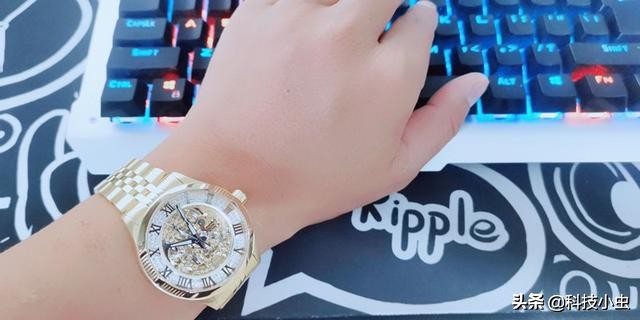 jojo限量版机械镂空手表,jojo轻奢腕表