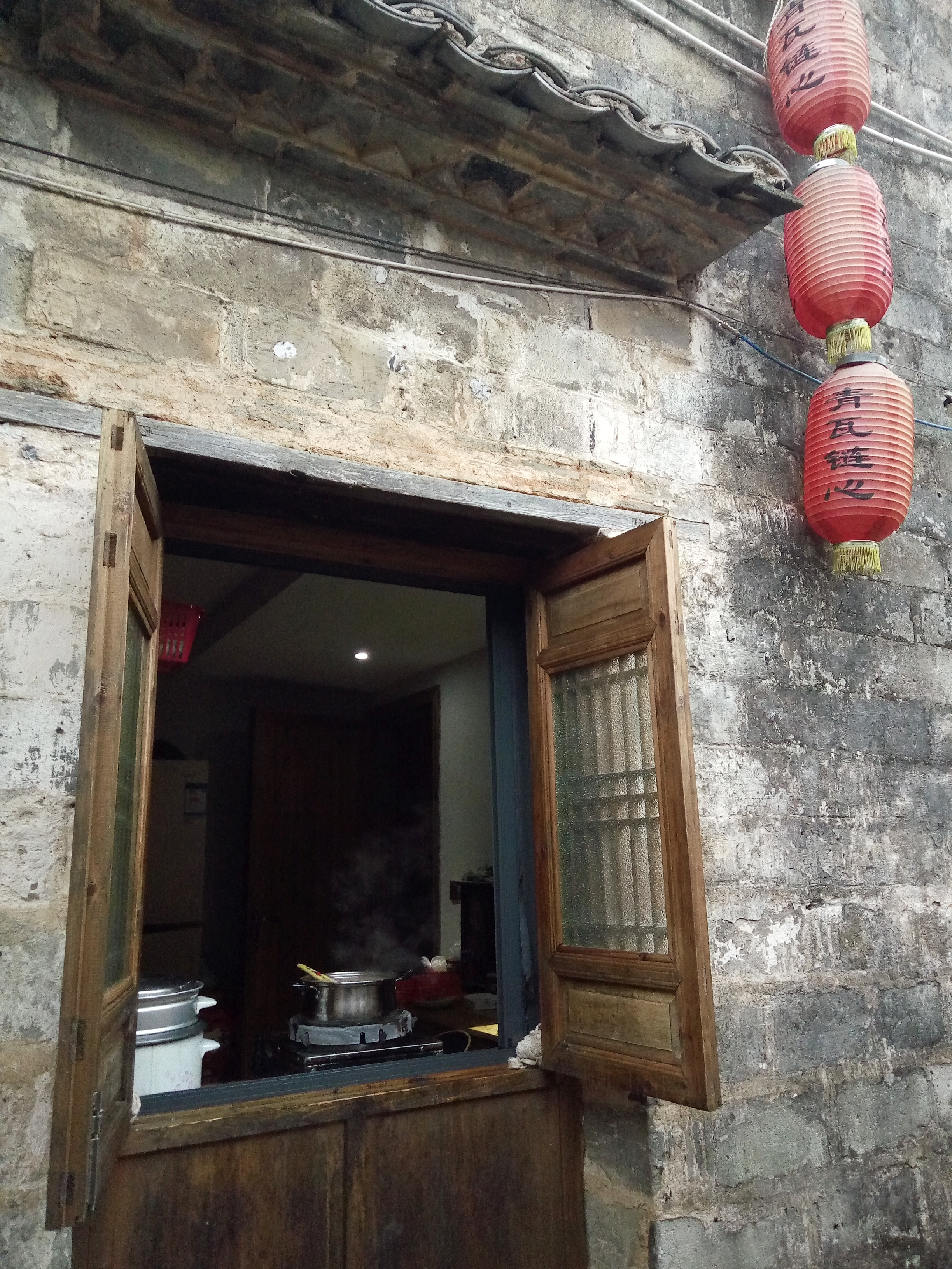 徽派村落宏村风景,山为牛头树为角的意思