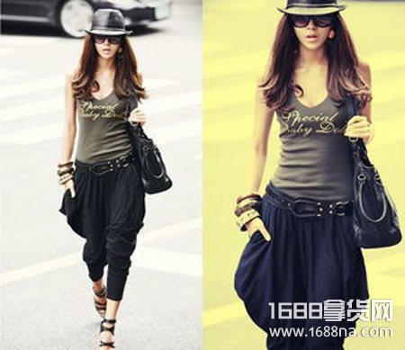 哈伦裤搭配什么上衣穿好看,哈伦裤搭配什么样的上衣好看