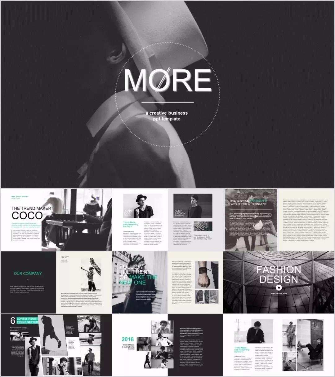 简约却不简单的ppt模板,极简办公ppt模板免费