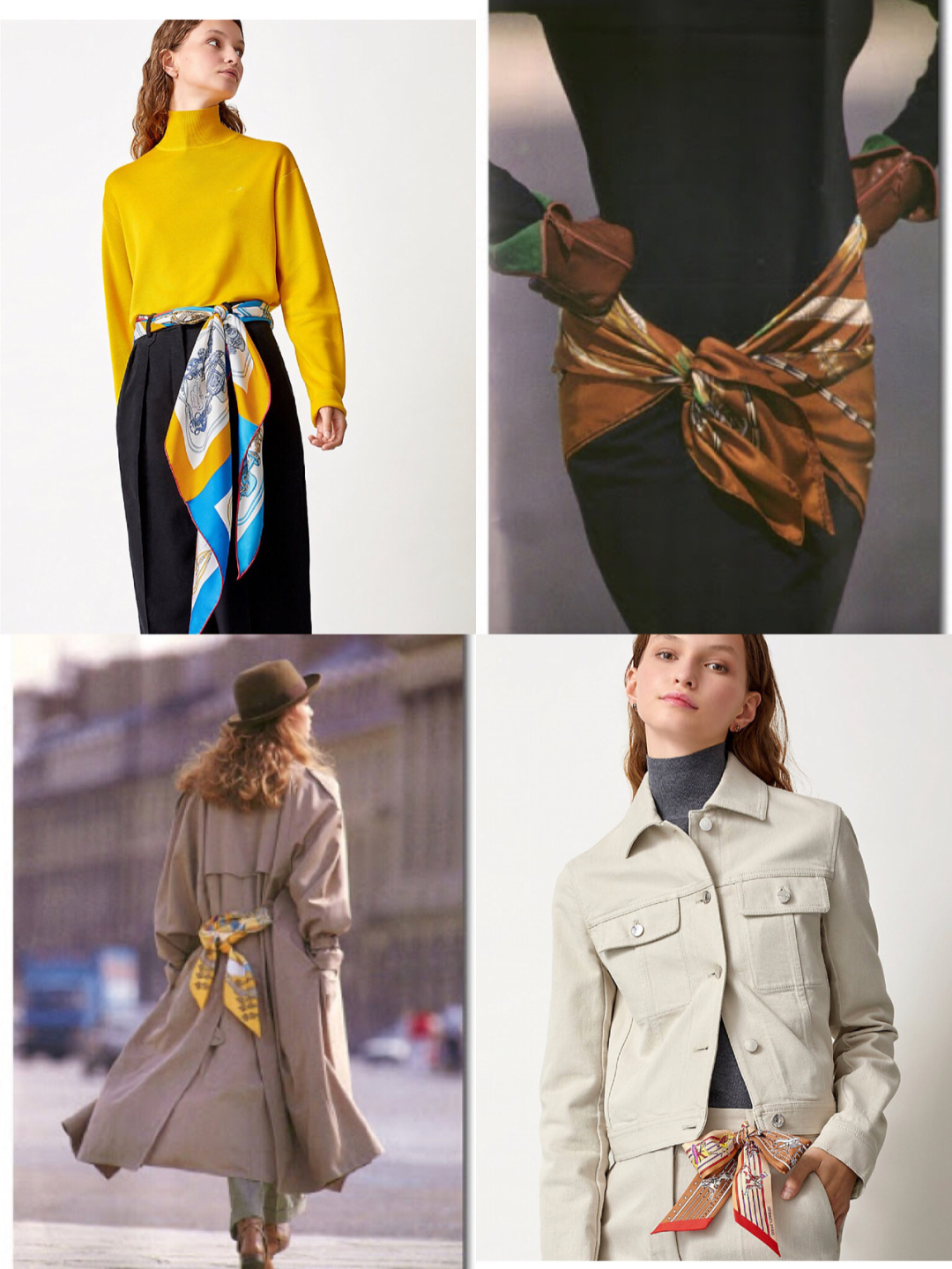 简单易学丨爱马仕丝巾的百变系法