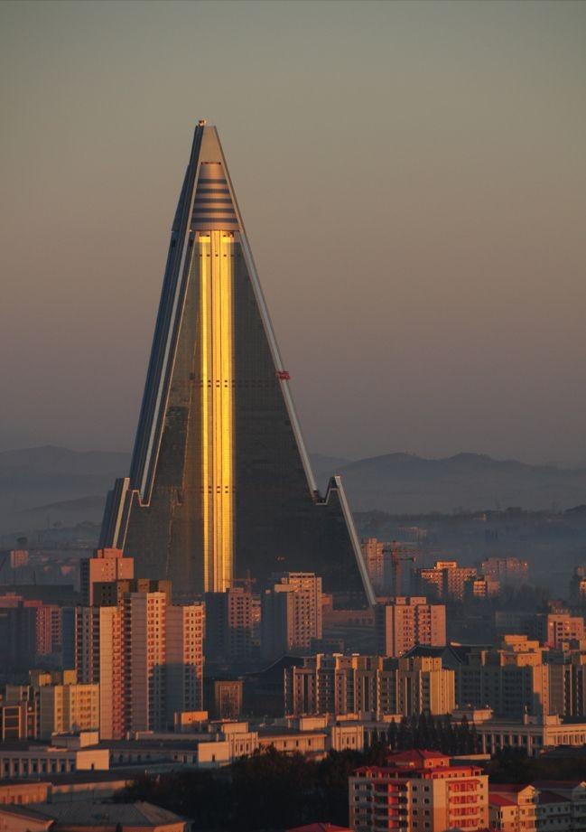 朝鲜第一高楼与韩国第一高楼,朝鲜十大高楼图片