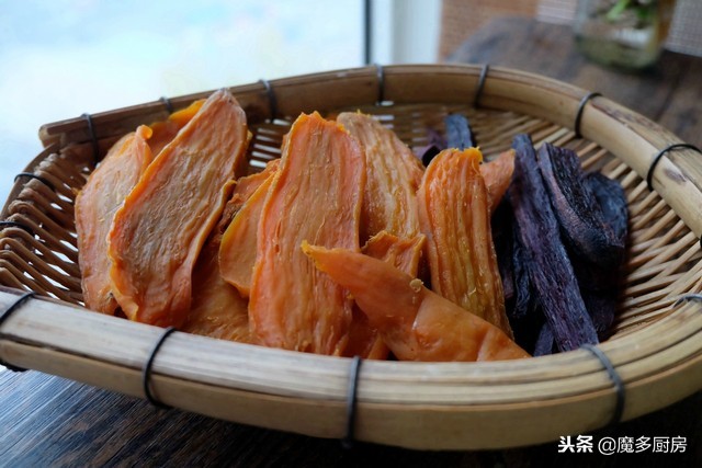 软糯香甜的地瓜干,无添加纯手工好吃的地瓜干