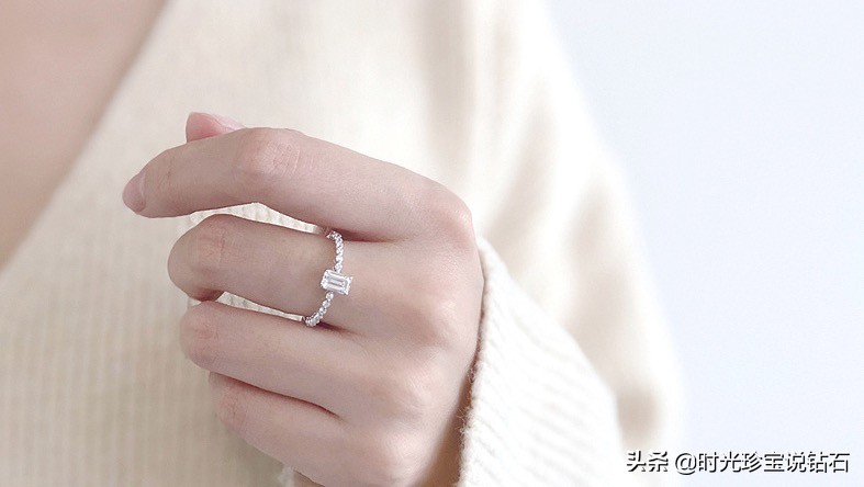 选购完美订婚钻戒的方法,海瑞温斯顿的theone系列订婚钻戒