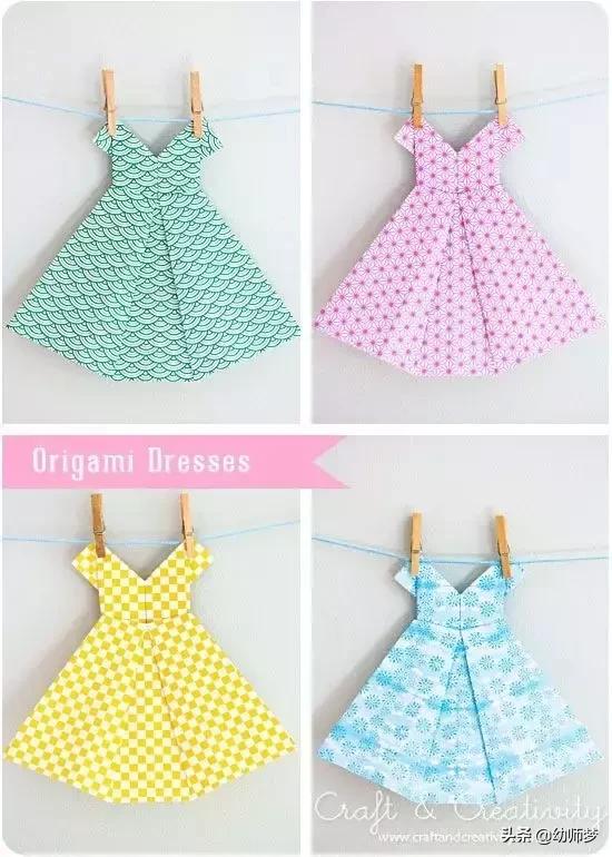 用小卡纸折又有趣又好玩的折纸,折纸手工8-10岁两张彩纸