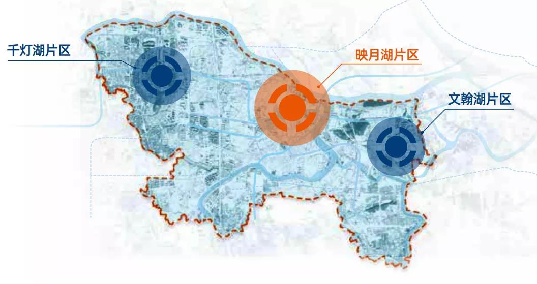 南海桂城三山片区,桂城板块区域图