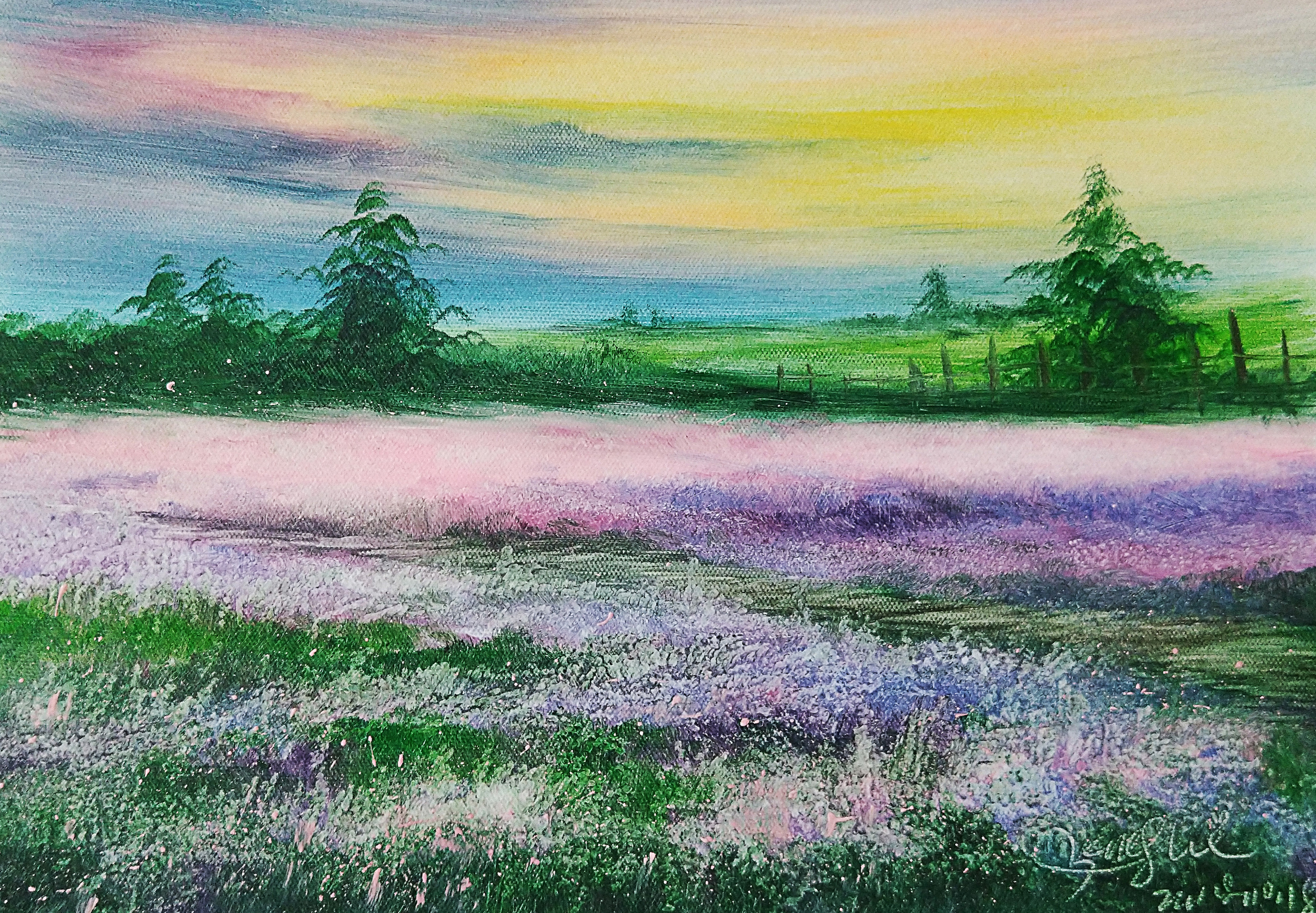 100张风景图片简笔画,100张风景写生图片