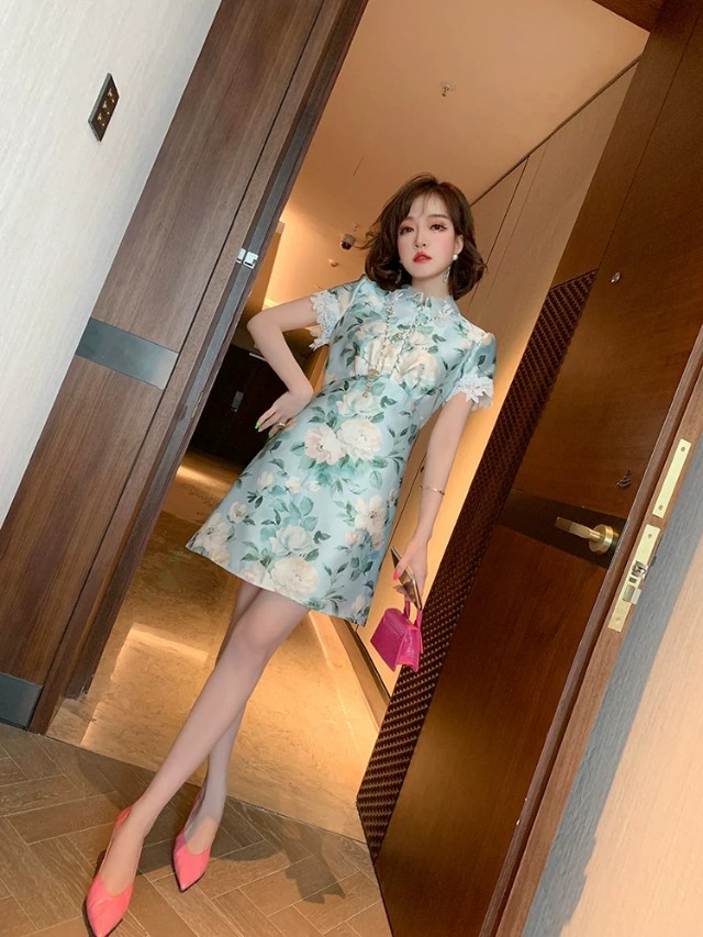 夏季裙装穿搭图集,清爽又时尚靓丽的裙装搭配