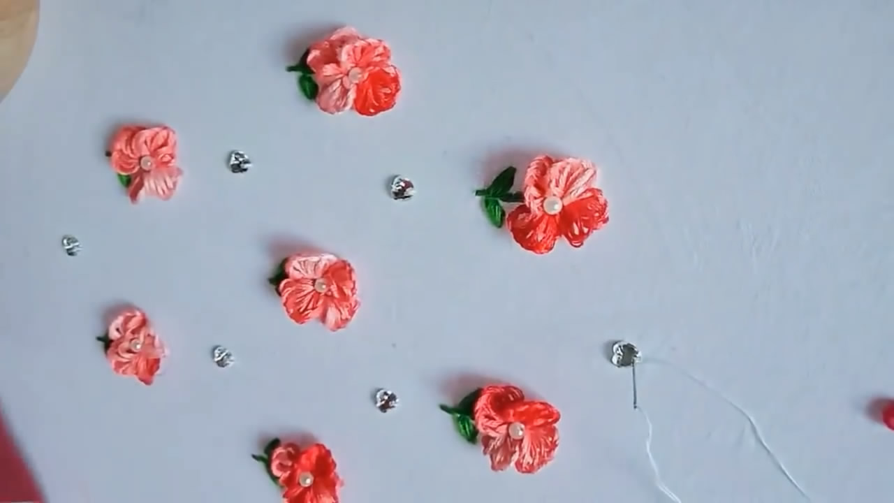 绣花教程花朵,绣花小技巧简单又漂亮