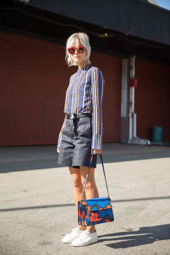 简单大方时尚款休闲五分裙裤推荐,显瘦高腰五分裙裤