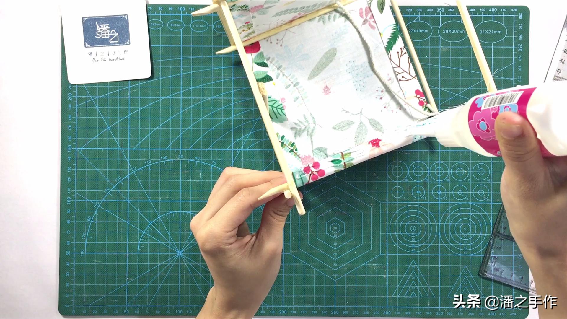 布艺灯笼手工制作教程简单,环保自制小灯笼