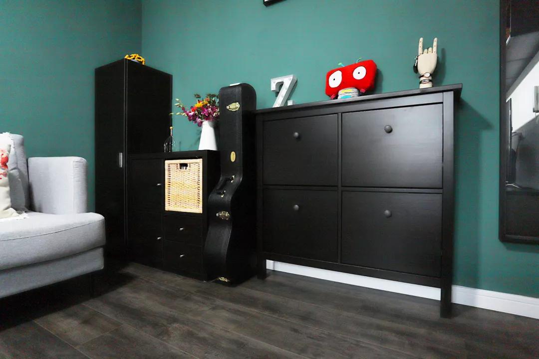 61平北欧风格小户型,60平小户型深色