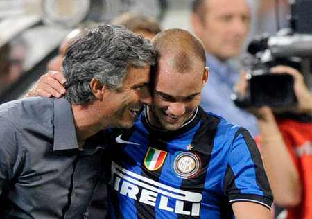 斯内德无悔橙心,天下足球斯内德无悔橙心萨内蒂