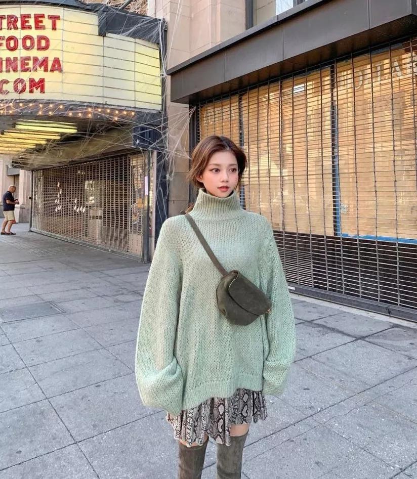 好看的冬季毛衣裙子套装,毛衣裙子太好看了这60件秋冬必买