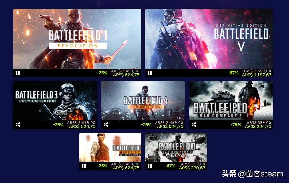 steam战地风云优惠,ea战地风云5标准版多少元