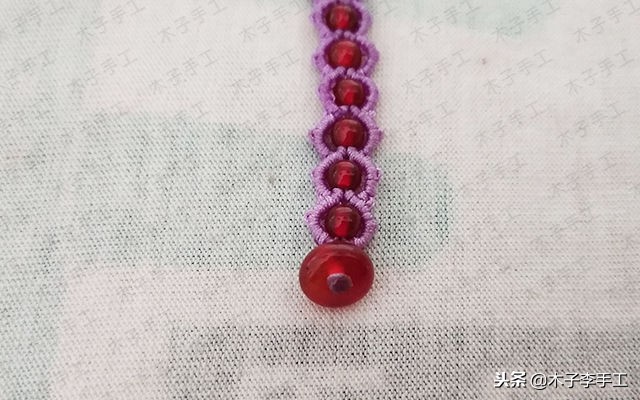 心形手链编法图解视频,手工串珠心形笔筒图解大全