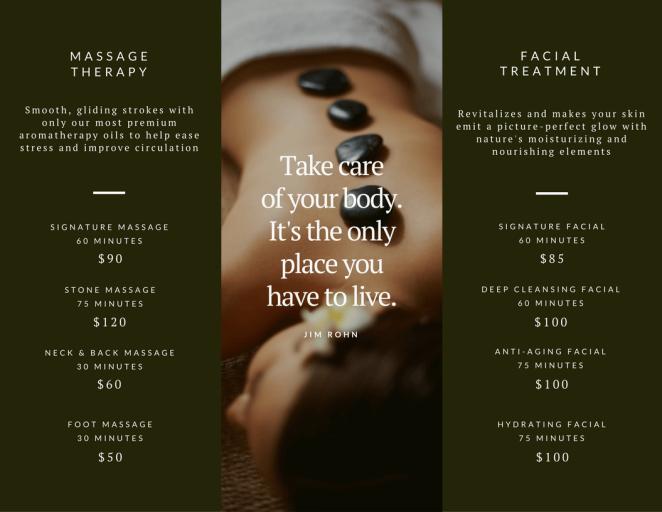 招生三折页设计,富有高级感的三折页设计