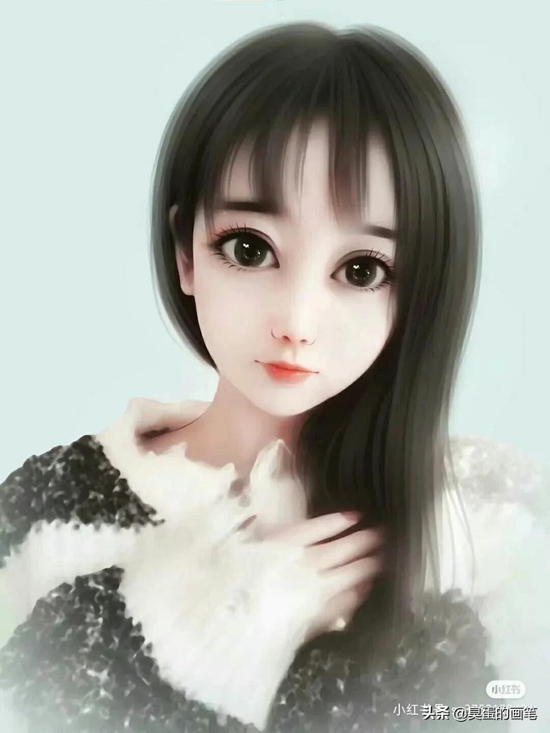 卡通布娃娃头像可爱呆萌,奶凶奶气的可爱头像真人好看