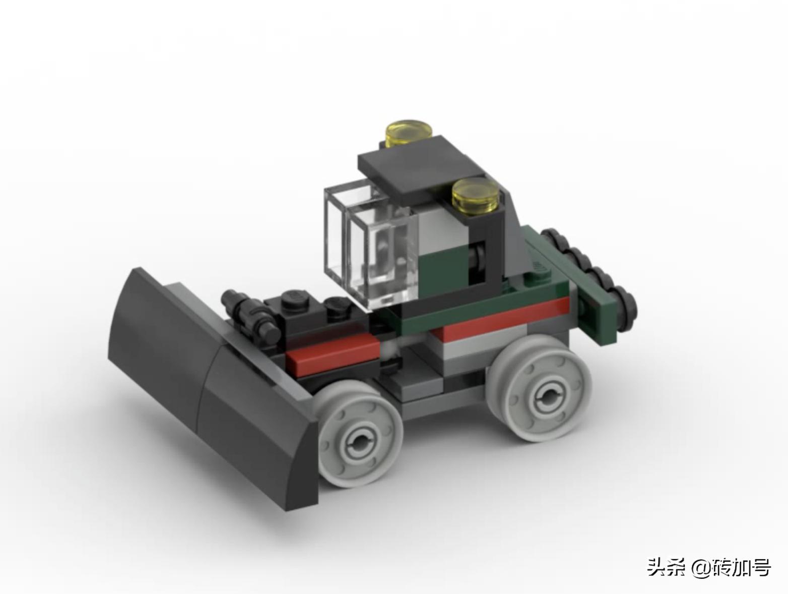 一套积木创意100种造型拼搭过程,百变造型拼搭积木