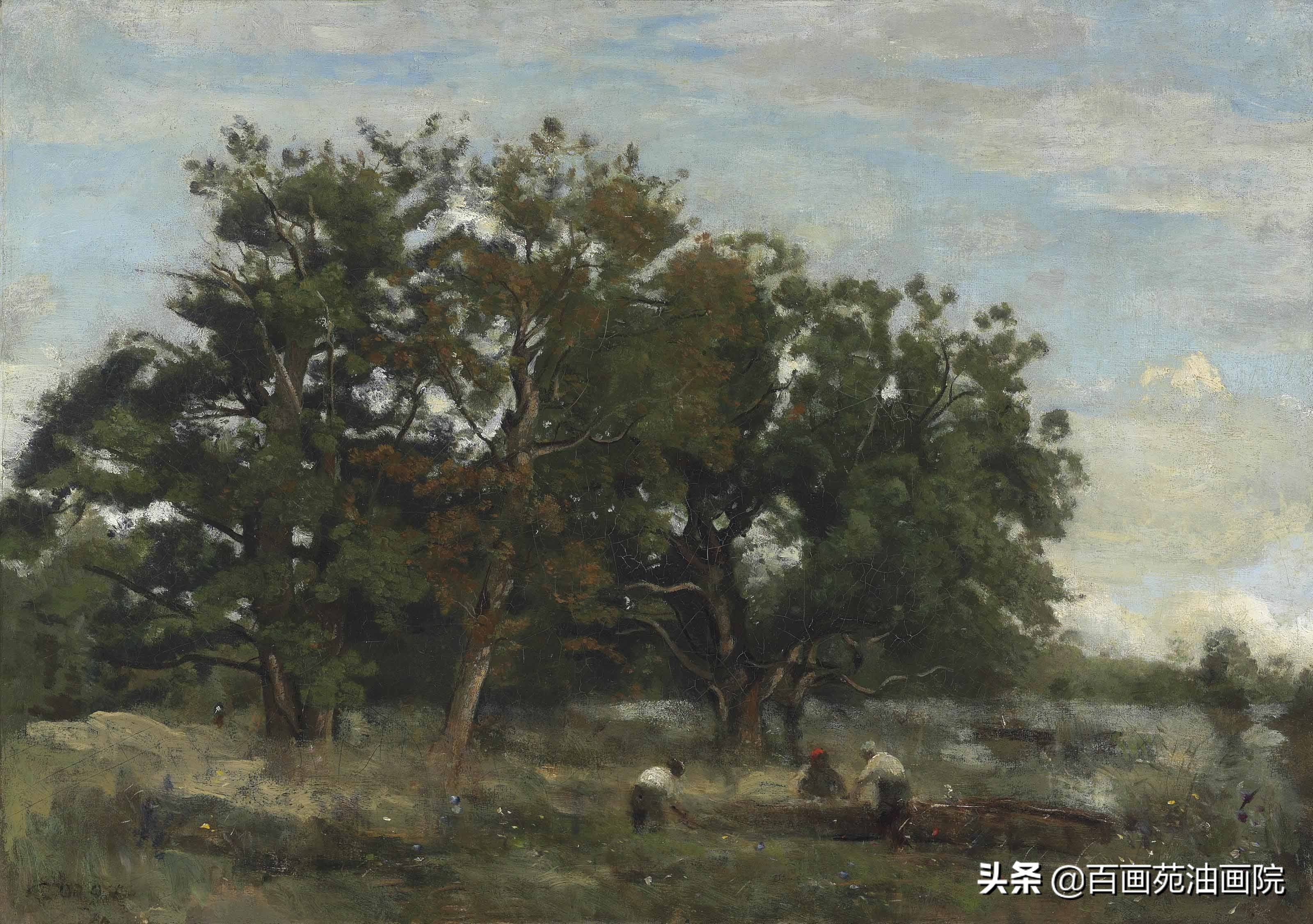 灰色和黄色搭配的油画,入门油画调色笔记