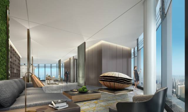 武汉绿地华中第一高楼叫什么,武汉第一高楼绿地中心高多少