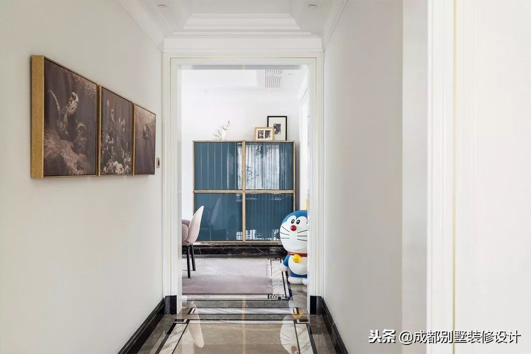 220㎡空中大平层，清新法式设计，家，就得有个精致范儿！