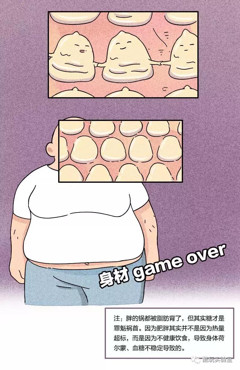 吃太多的糖会让你变胖,让你变丑变老的不是脂肪而是糖