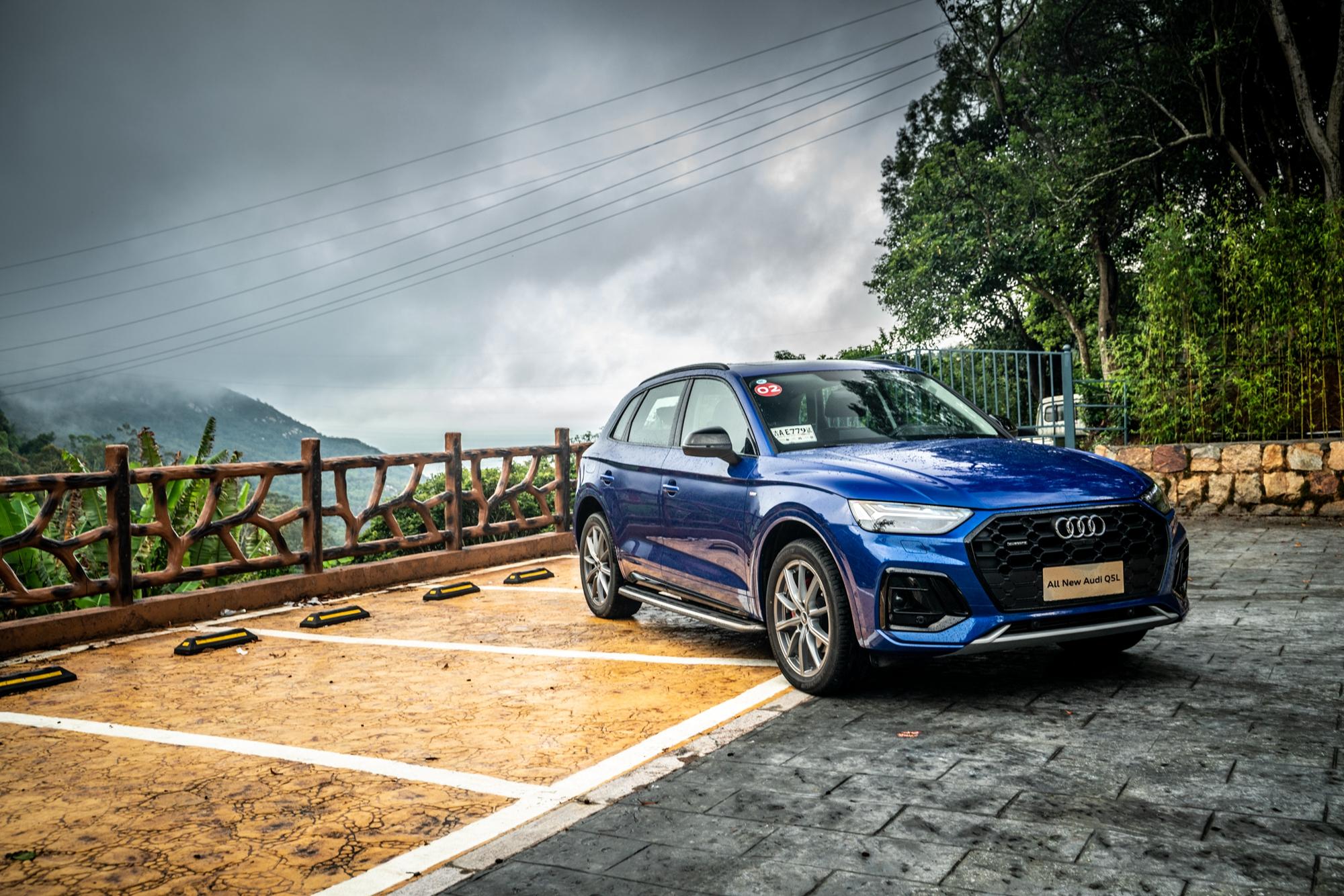 2020款奥迪q5lquattro山地测评,新款奥迪q5l场地试驾