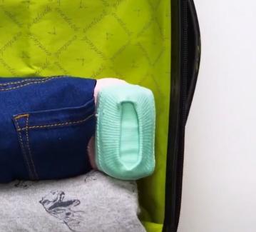 怎样折叠袜子更整齐,袜子怎么折叠最省空间